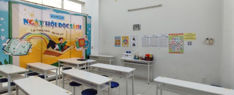 Lớp học của trung tâm Kumon An Phú