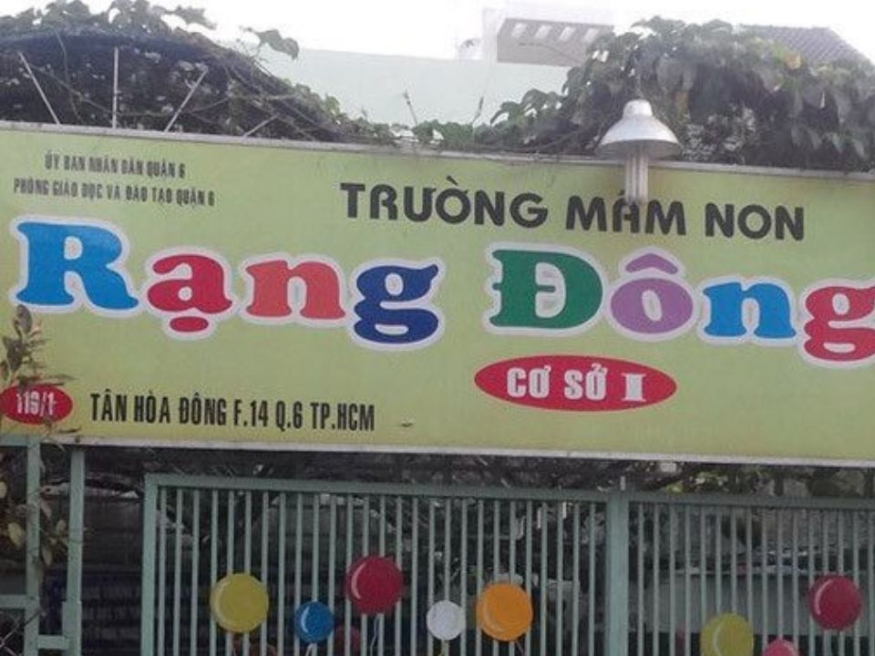 mầm non rạng đông quận 6