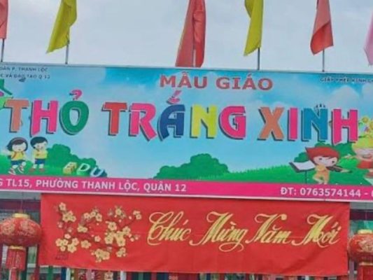 mầm non thỏ trắng xinh quận 12