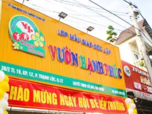 mầm non vườn hạnh phúc quận 12