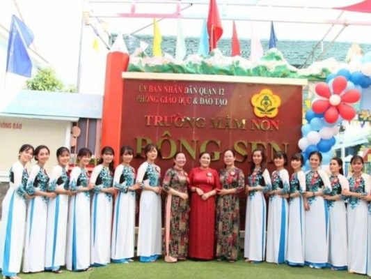 mầm non bông sen quận 12