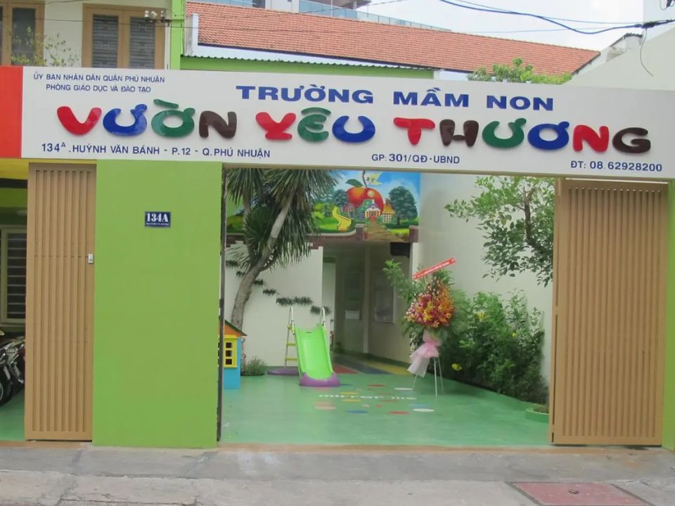 mầm non khu vườn yêu thương