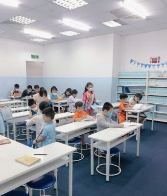 Lớp học tại Kumon Bình Tân 