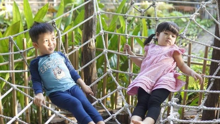 Trẻ được học tập qua những trải nghiệm thực tế.