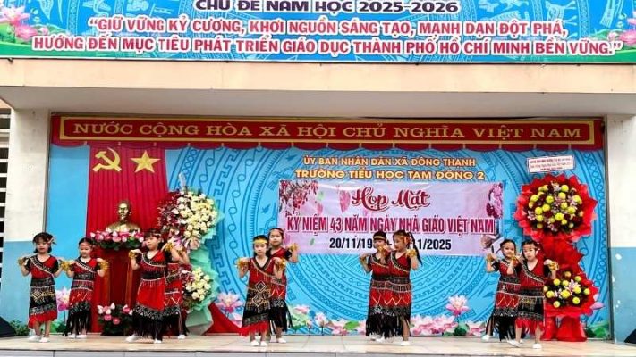 Các hoạt động văn nghệ sôi nổi tại trường cho học sinh