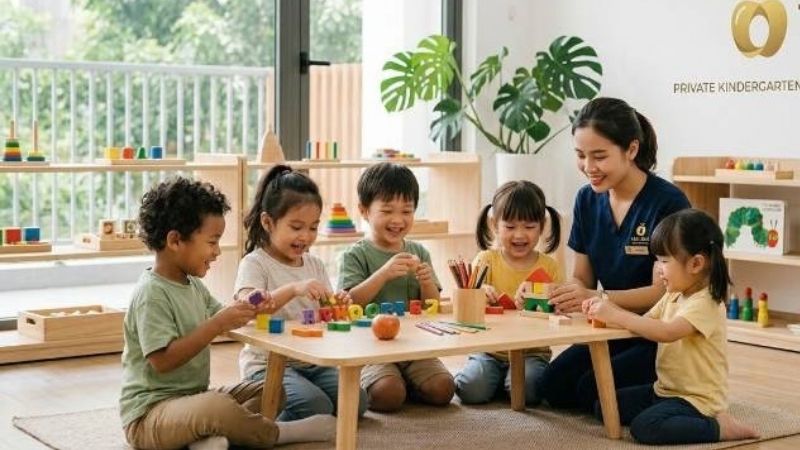 Đội ngũ giáo viên giàu kinh nghiệm và tận tâm với trẻ